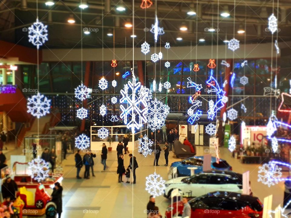 decoration at the shopping center