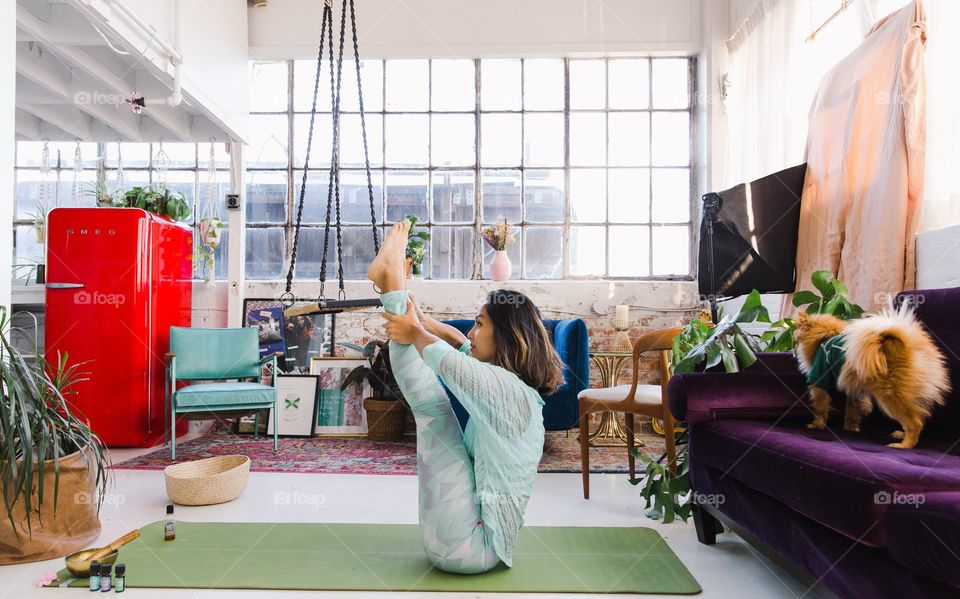 indoor yoga