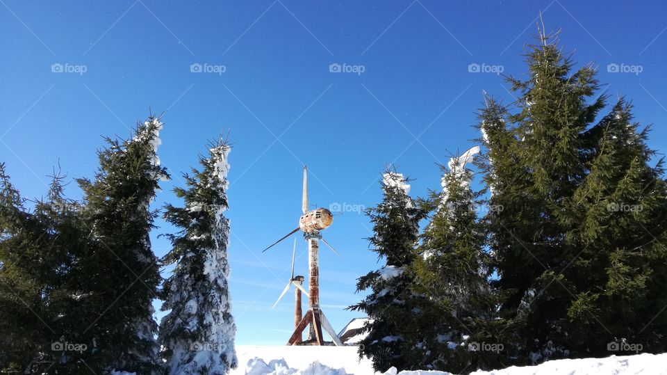 Florentina old windmills