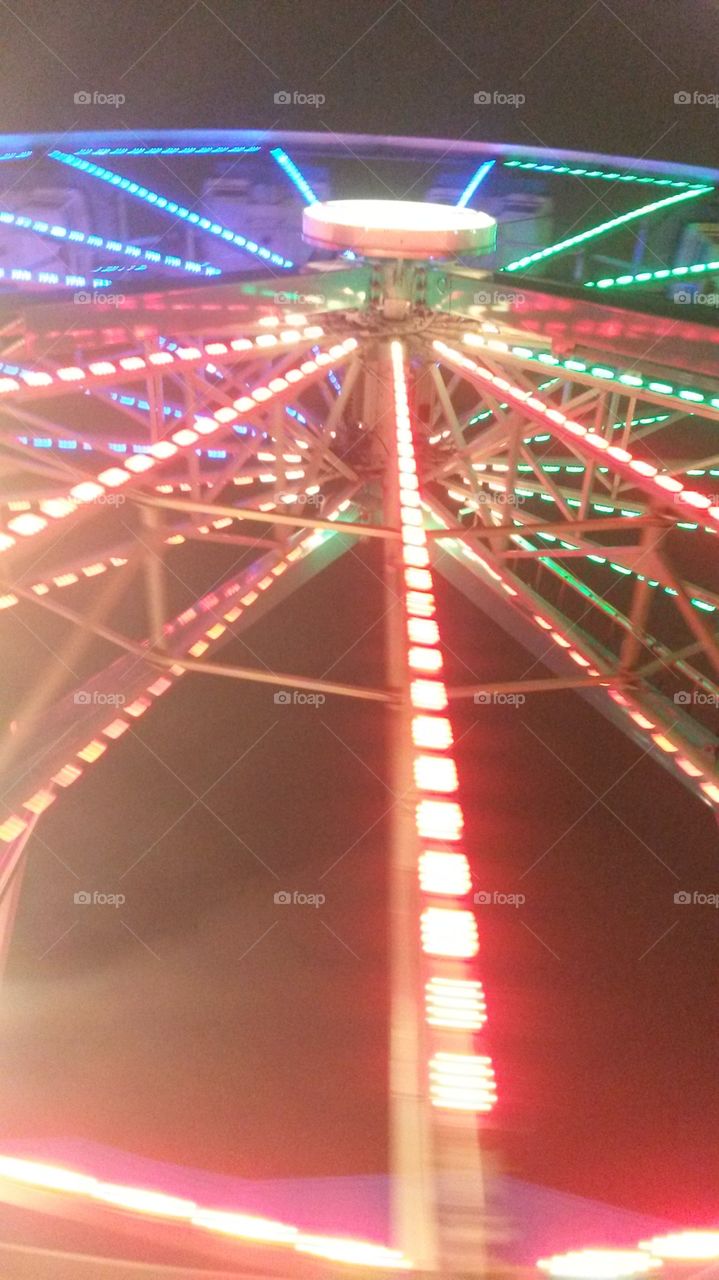 Ferris wheel in lights