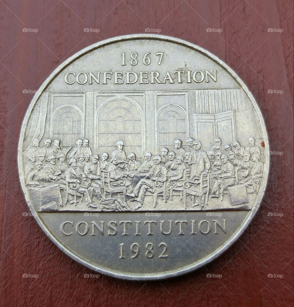 Canadian Constitution/Confederation coin