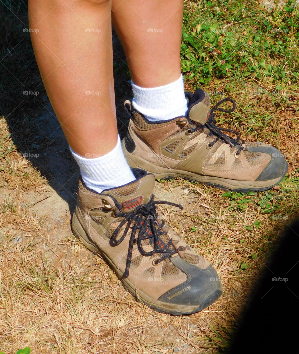 Going hiking with my old boots 