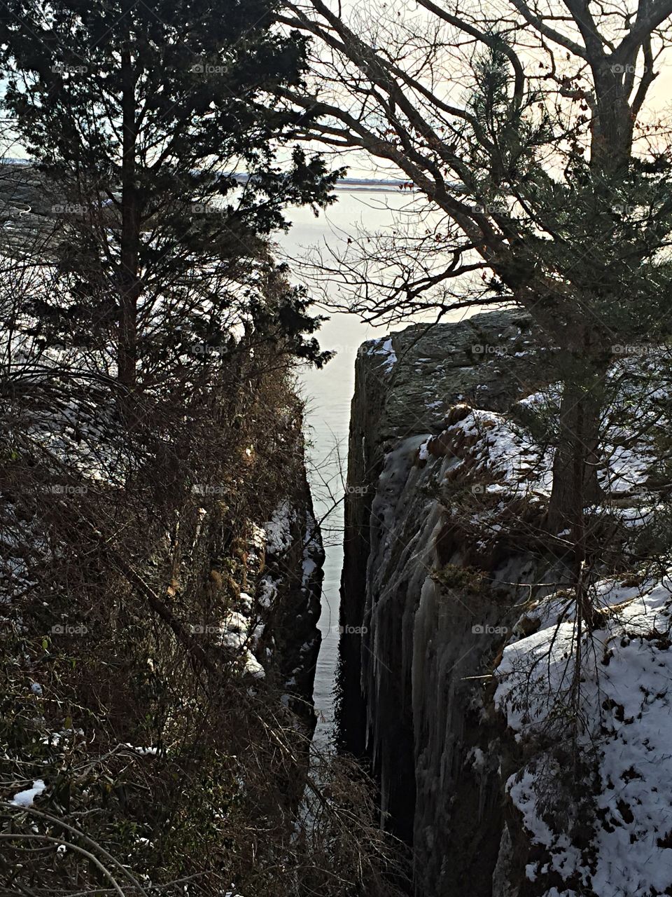 Purgatory chasm. Middletown, Rhode Island. 