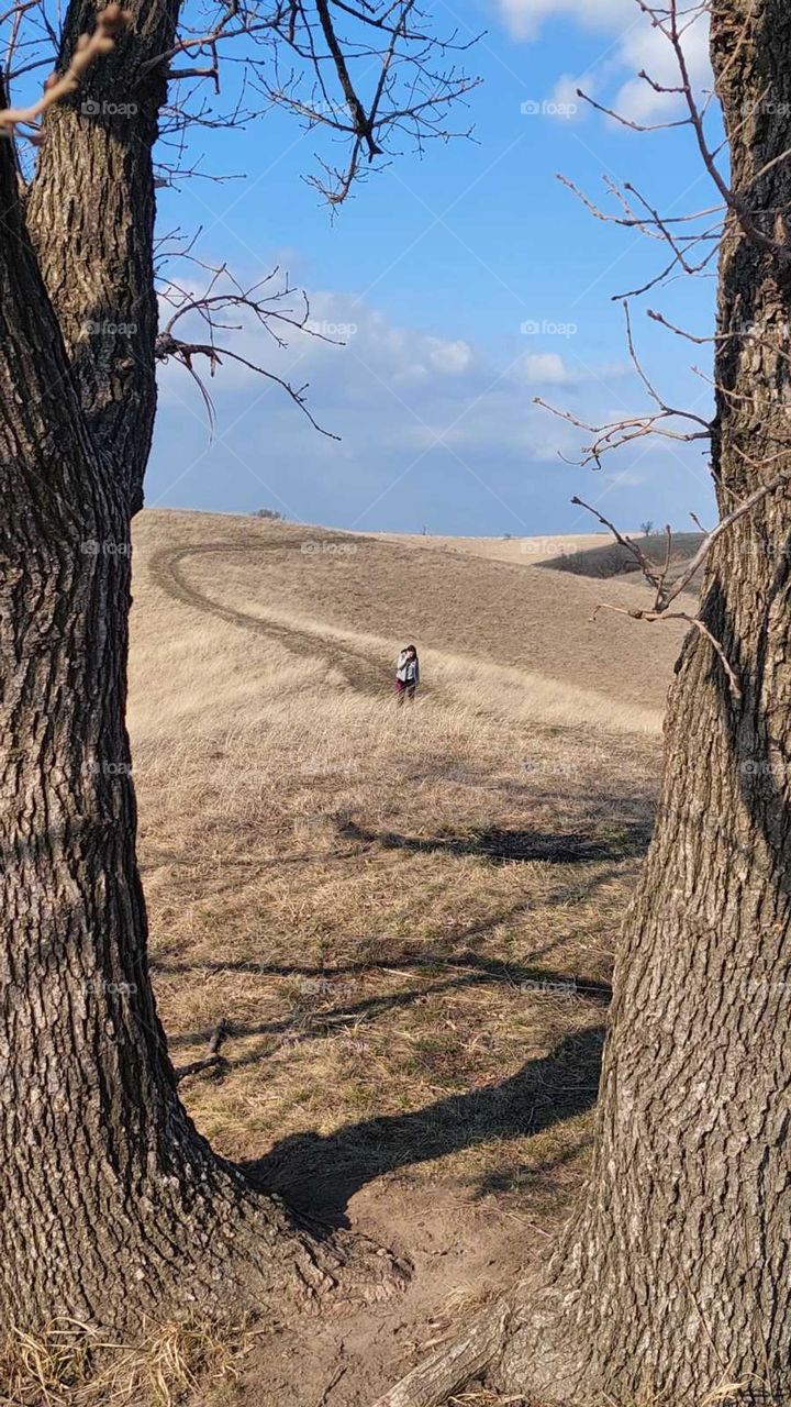 A relaxing walk in beautiful surroundings