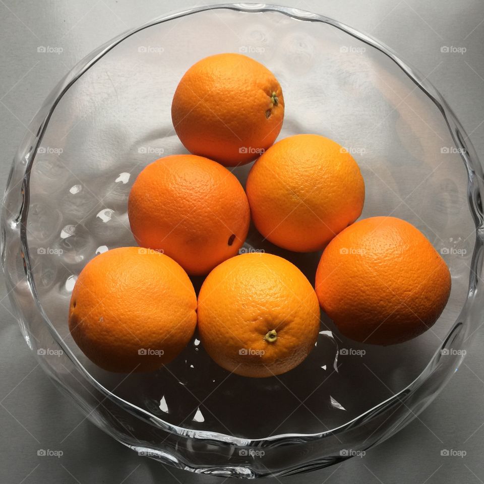 Oranges. Vase with Oranges 