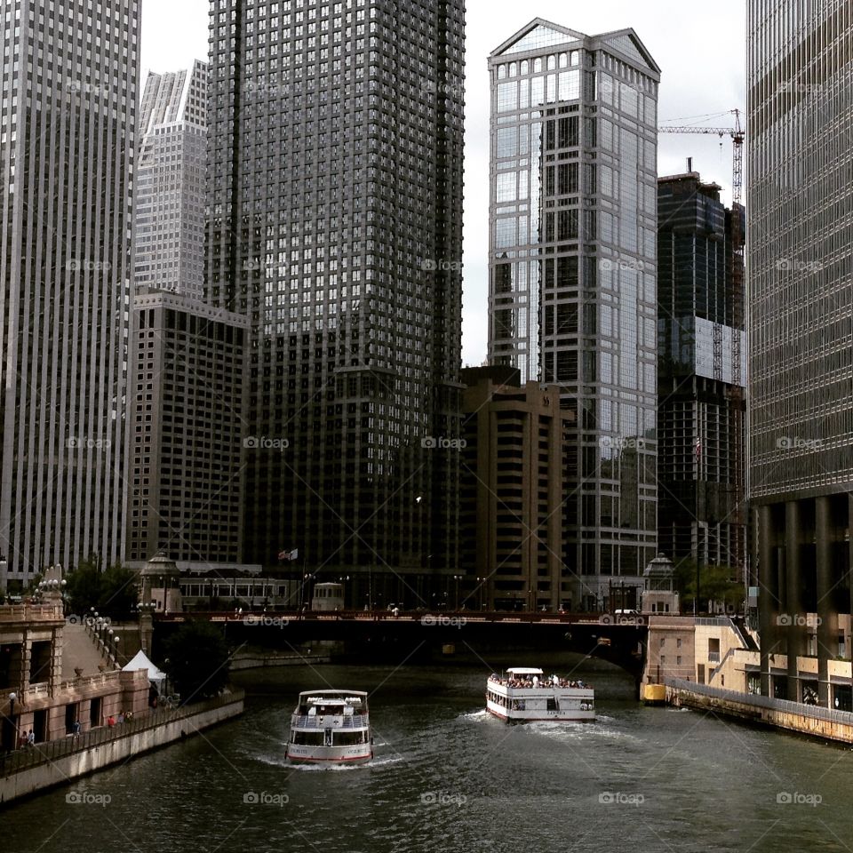 Chicago Buildings & River