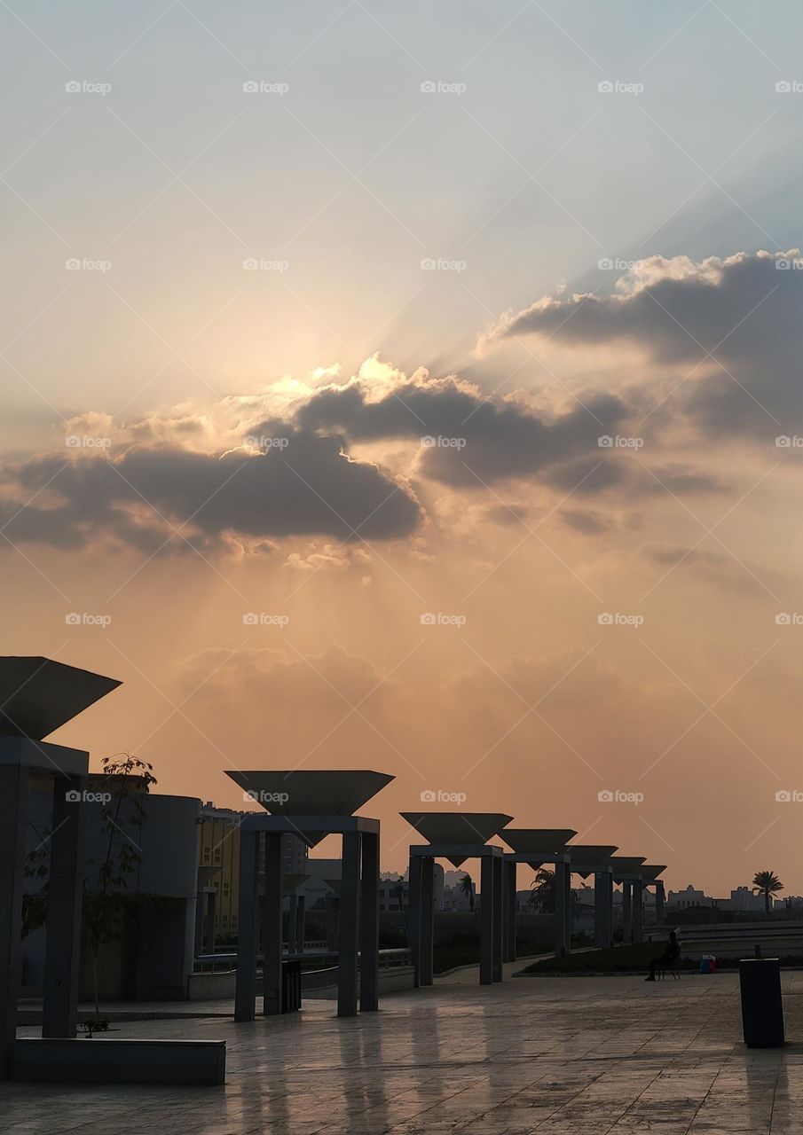 Sunray outside of Egypt Meusuem