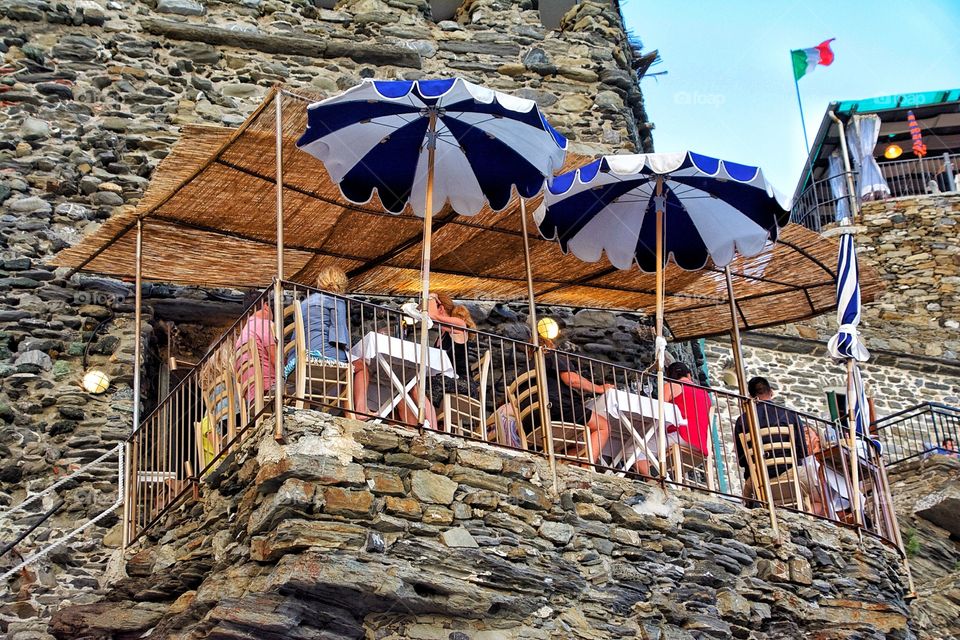 Cafe in Vernazza