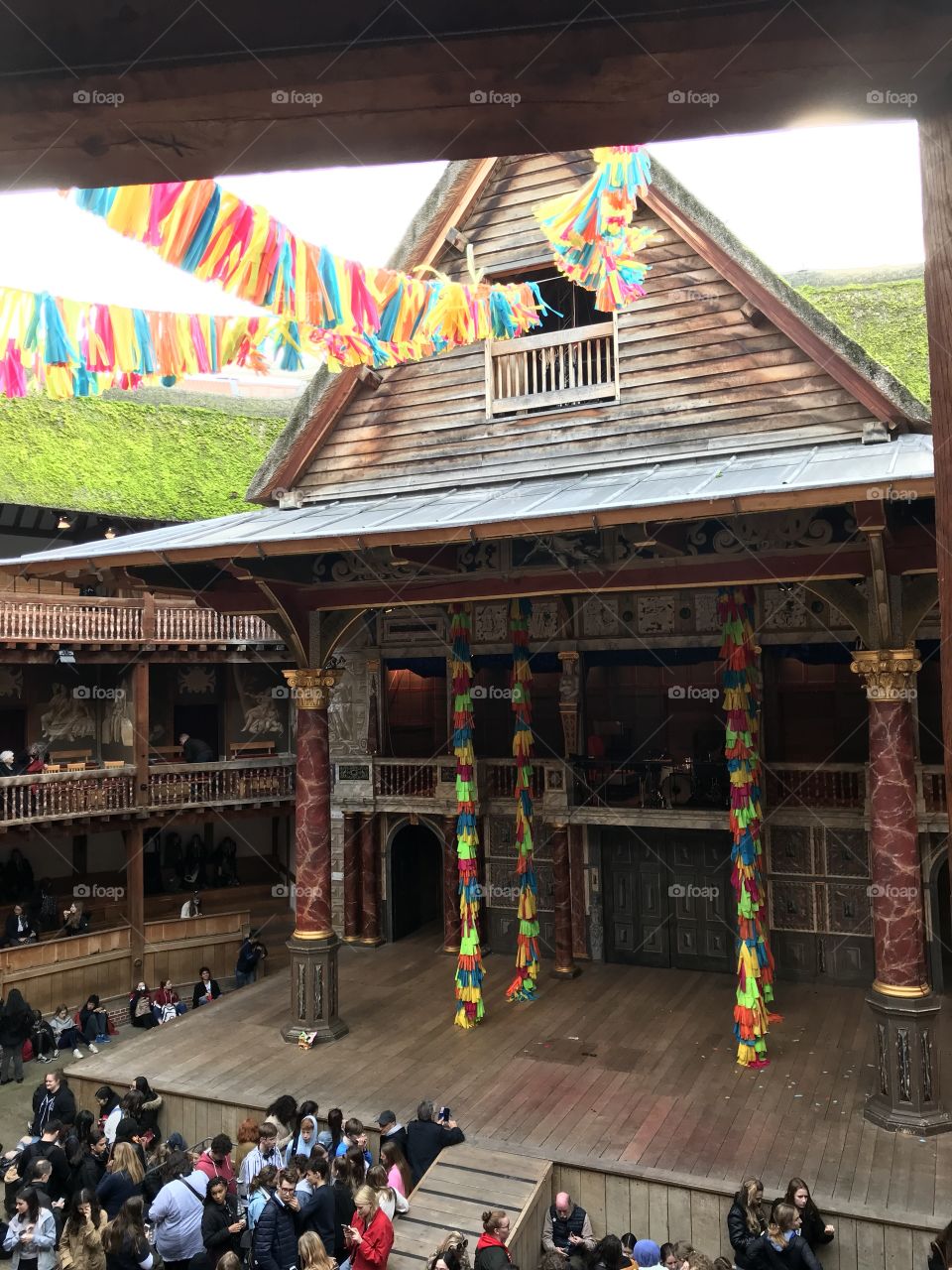 Globe Theater Stage, London 