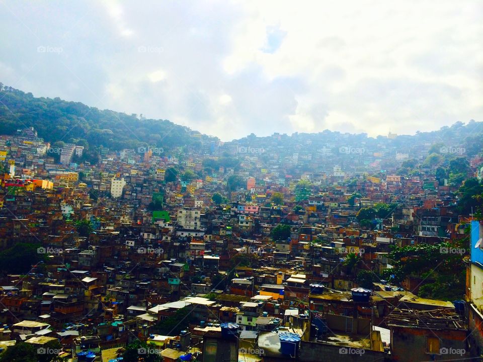 Favelas  in Rio de Janeiro