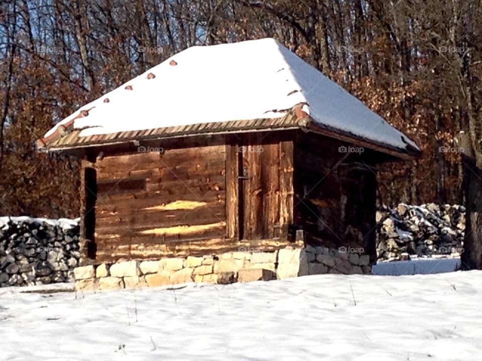 Old hous made of woods