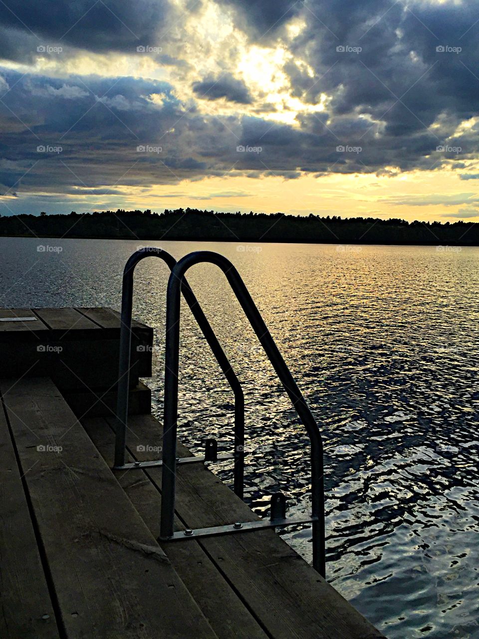 Swim ladder at a bridge!