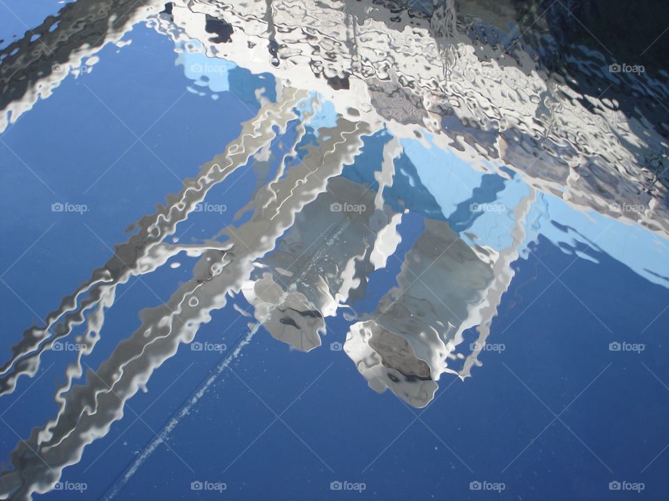 Rooftop reflection on the Centre Pompidou