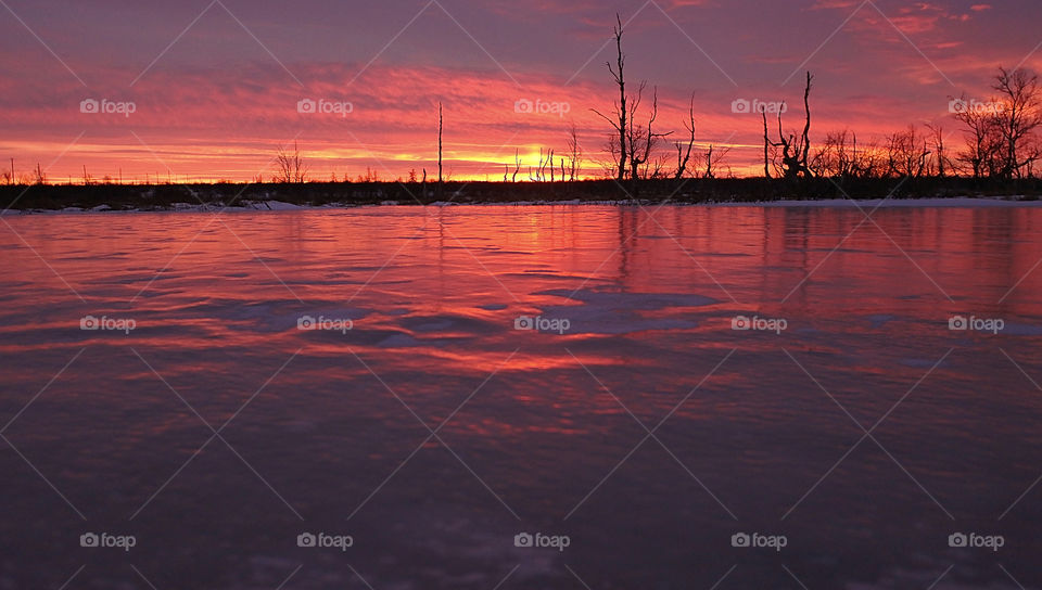 Winter, evening sunset, north, snow, frosty, tundra, ice, winter photo, photo, silence, Arctic, beauty, January, February, sun, walk,