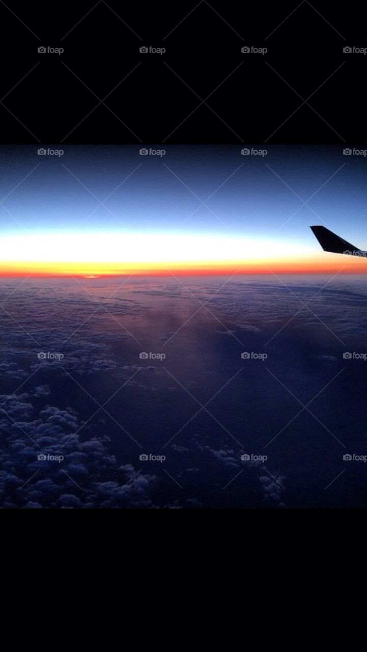 Sunset over Atlantic