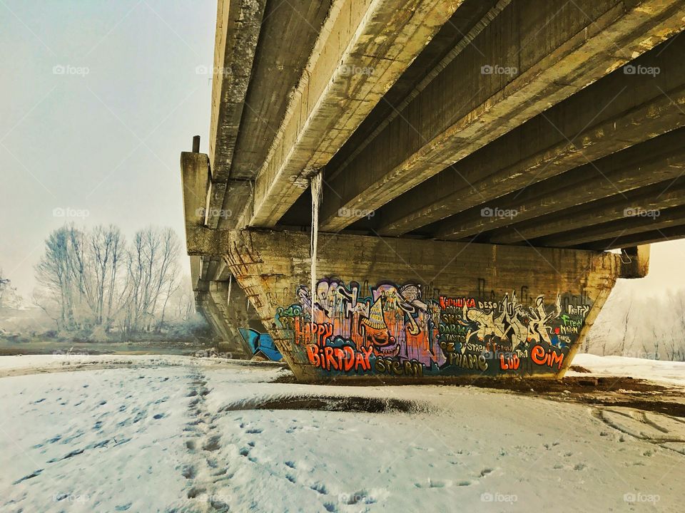 Under the bridge