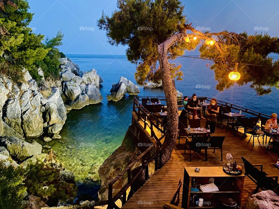 A cocktail by the sea 