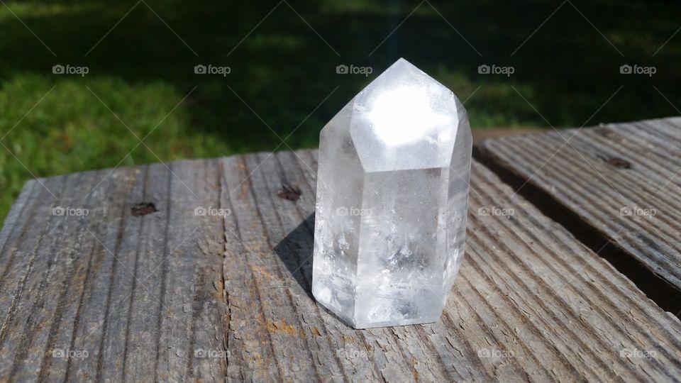 Clear quartz channeler