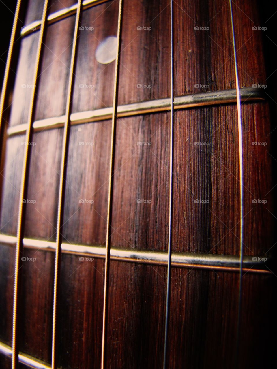 6-string close-up