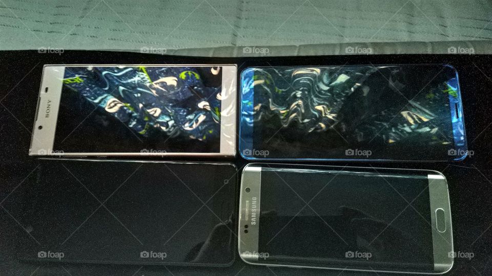 the old phones I used to uses for foap