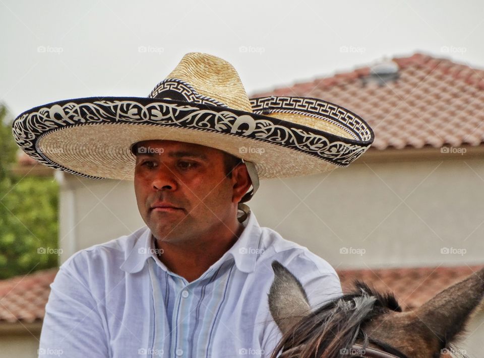 Mexican Cowboy. Mexican Cowboy In Traditional Costume
