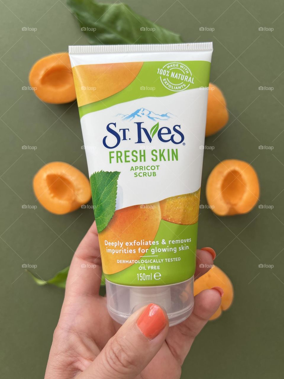 St. Ives fresh skin apricot scrub. 