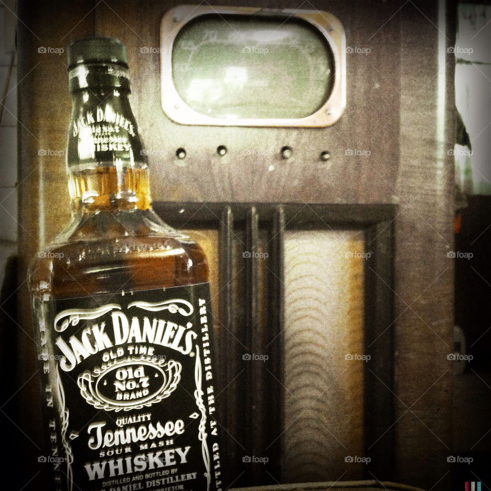 radio bourbon jack daniels whiskey by creighton
