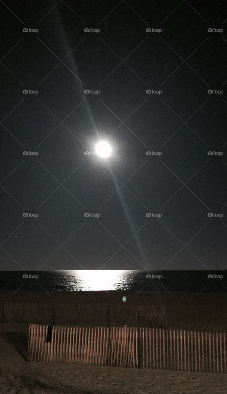 Super Moon over Belmar