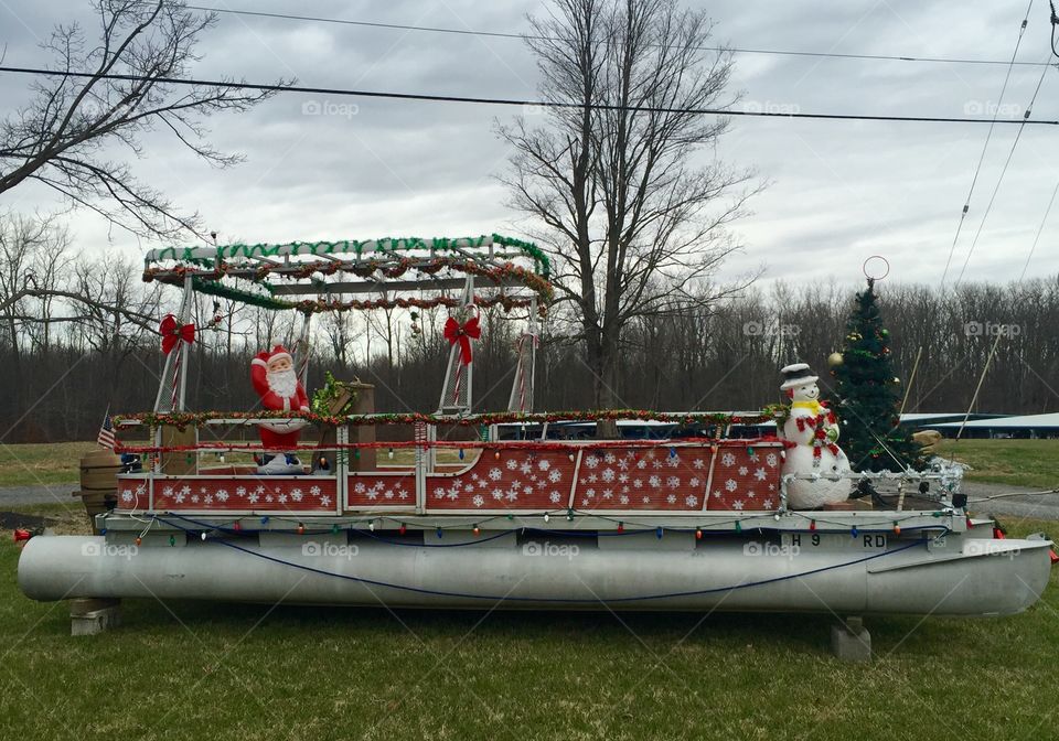 Christmas Pontoon