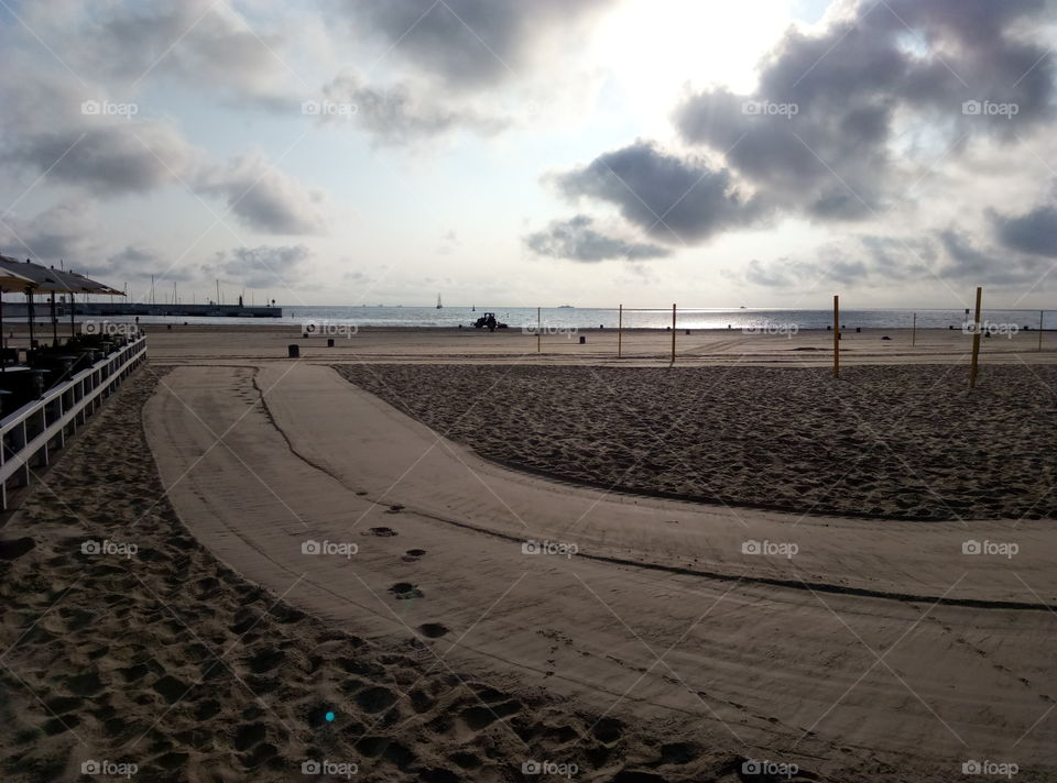 Beach, Landscape, Sea, Ocean, Sunset