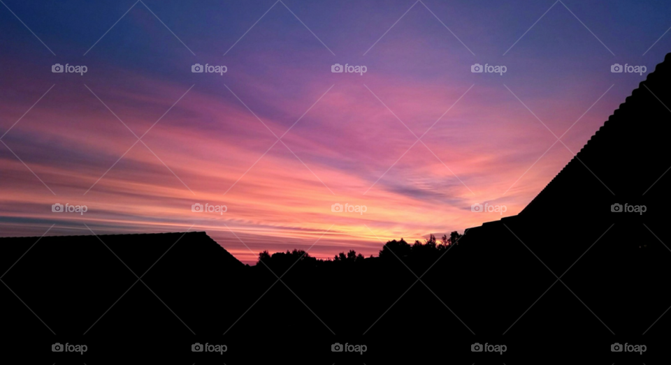 Scenic view of dramatic sky