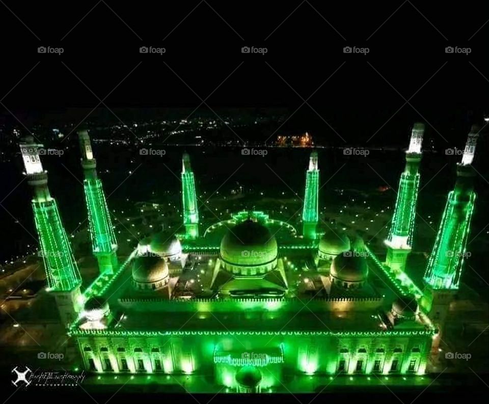 Glory be to God, the magnificent and picturesque view and the natural green trees are a view that is nothing more wonderful than it