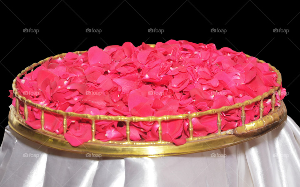 colourful with flowers