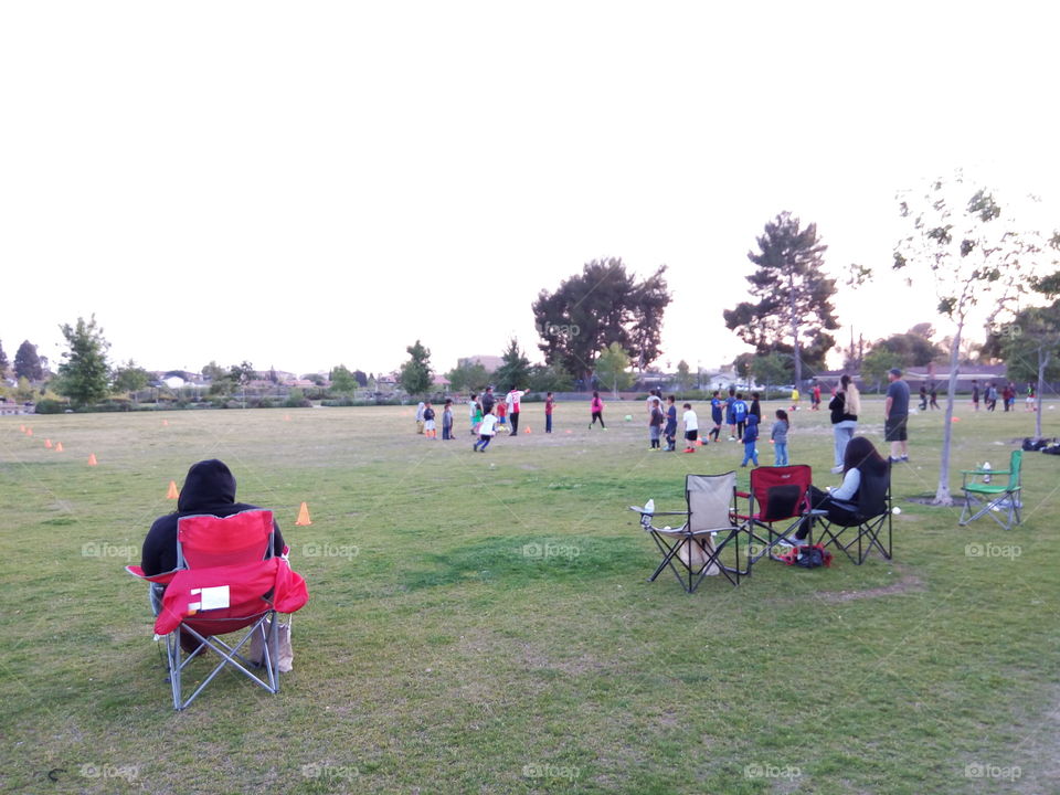 outdoor game in the park