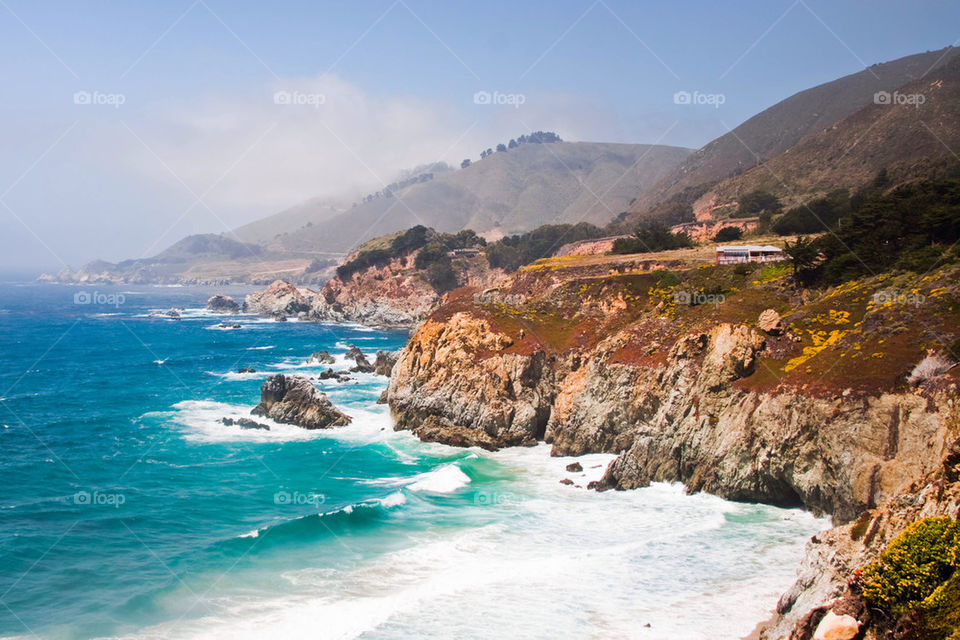 Beautiful coast in California