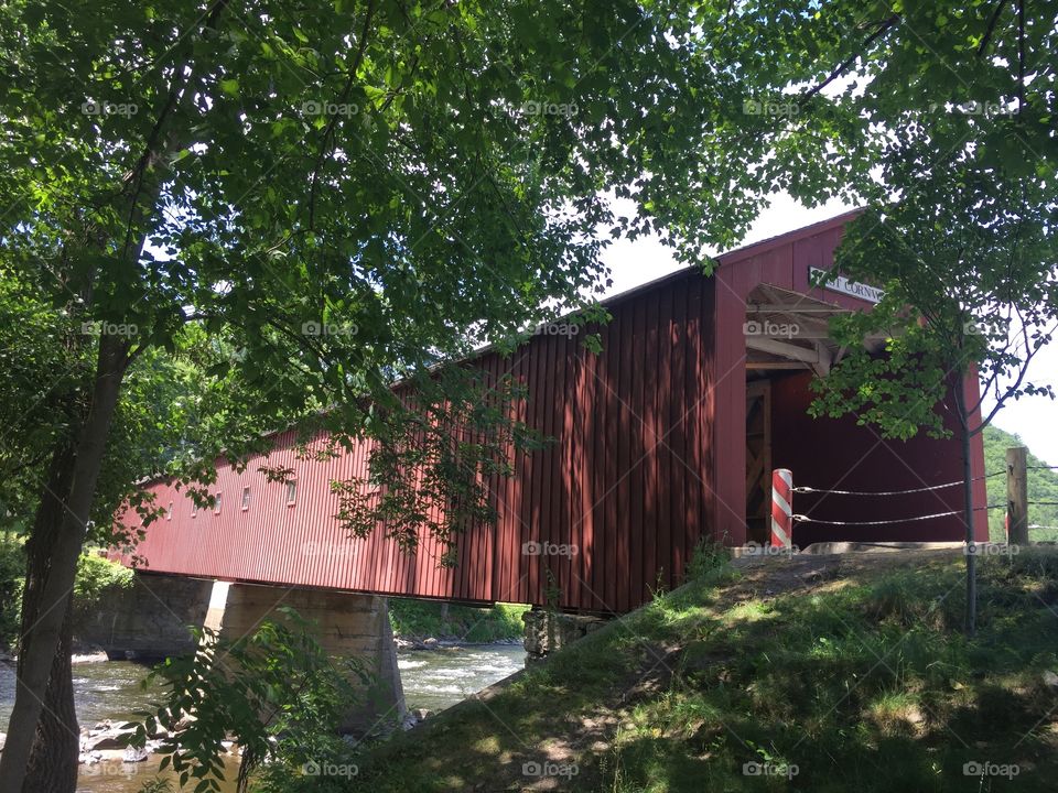 Wooden Covered Bridge