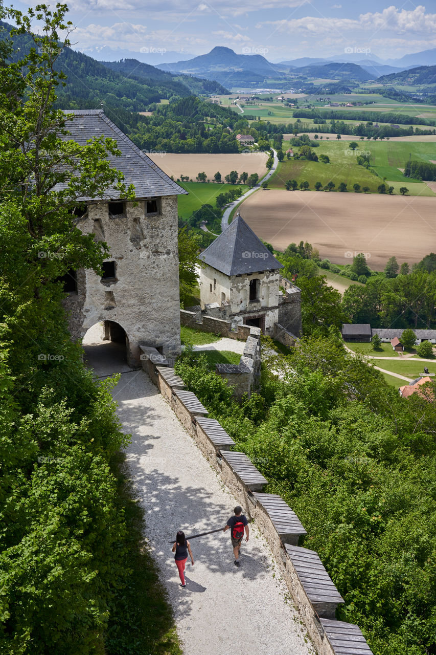 Hochosterwitz Castle(Burg Hochosterwitz). Carinthia. Austria.
Magnificent view on the way up and at the top.