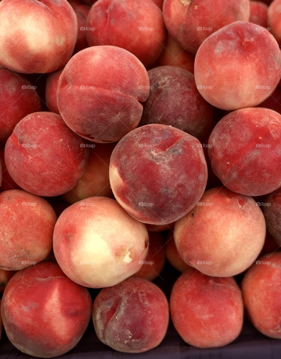 Foap. Mission Fruit! Fresh Peaches At The Local Farmers Market! 