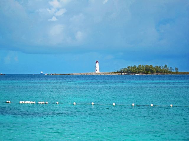 Nassau light house. Lighthouse north of Nassau near Atlantis