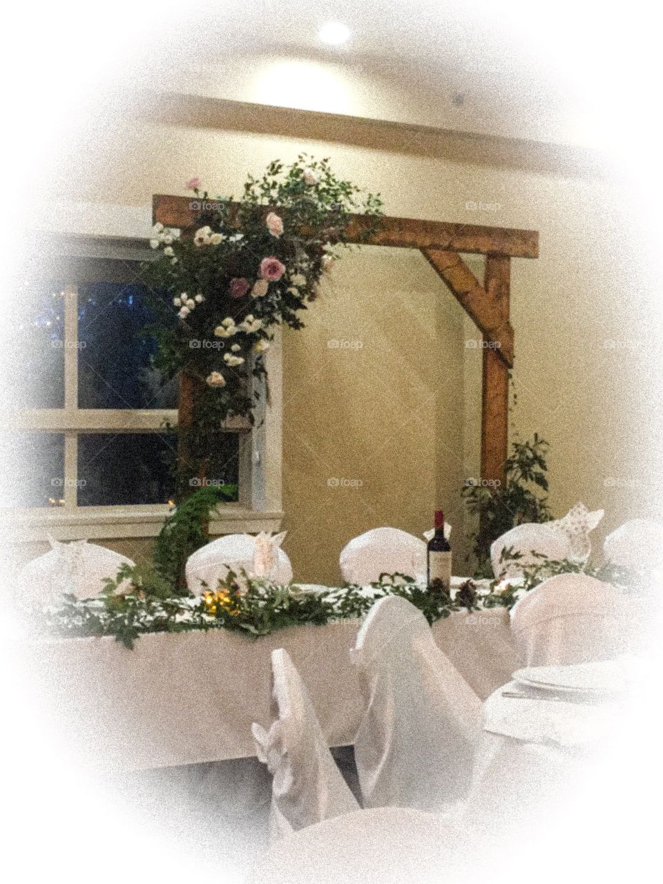 Fall wedding arbour l