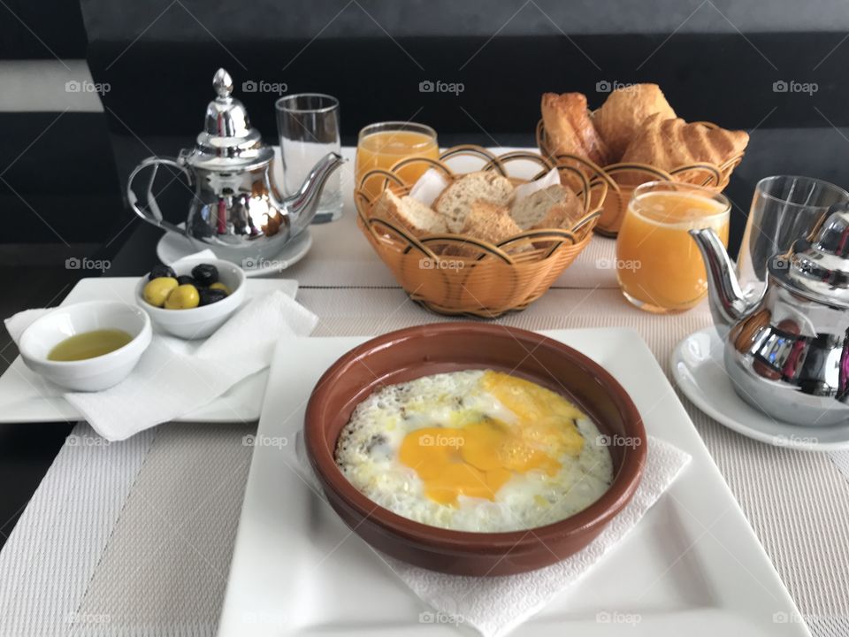 Moroccan breakfast 