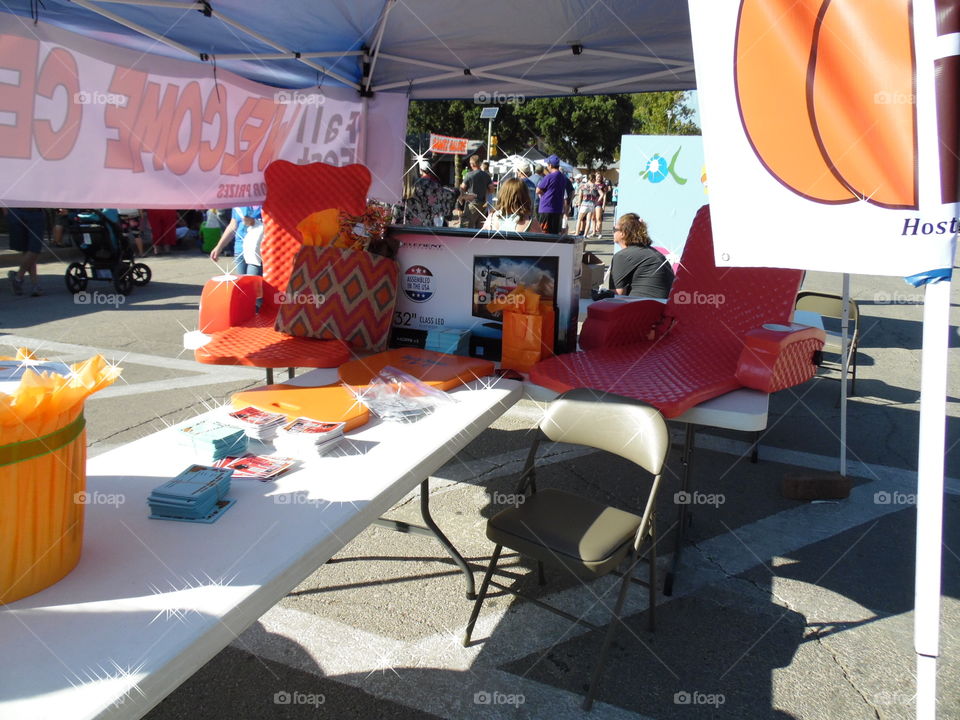 floating devices. This is a picture of some of the floating chairs that I make at my real job.