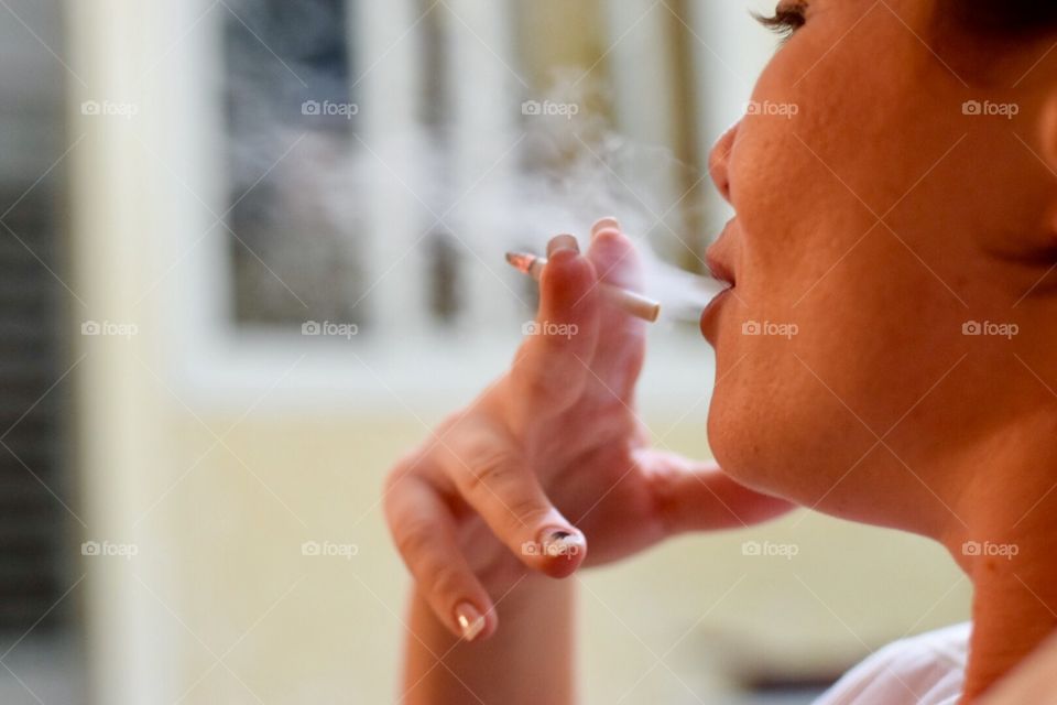 Woman Smoking 