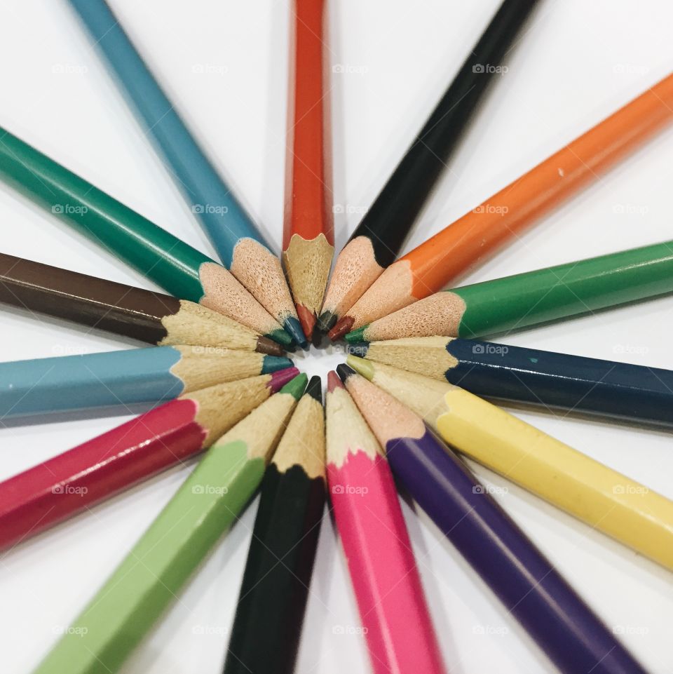 Colorful pencils 