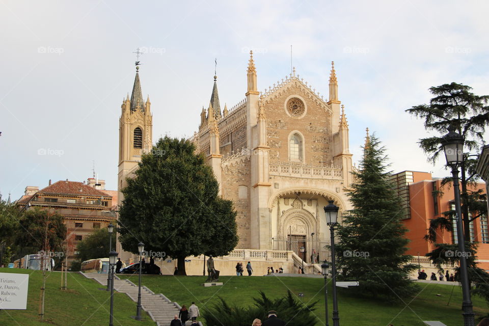 St. Jeronimo church. Madrid, Spain