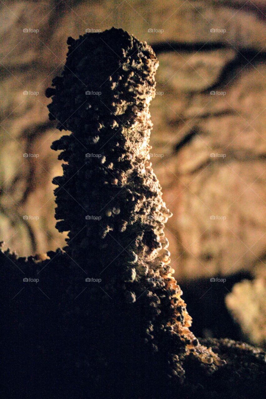 caves. stalagmites