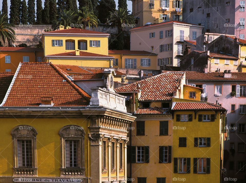 Nice. Old town nice South of France