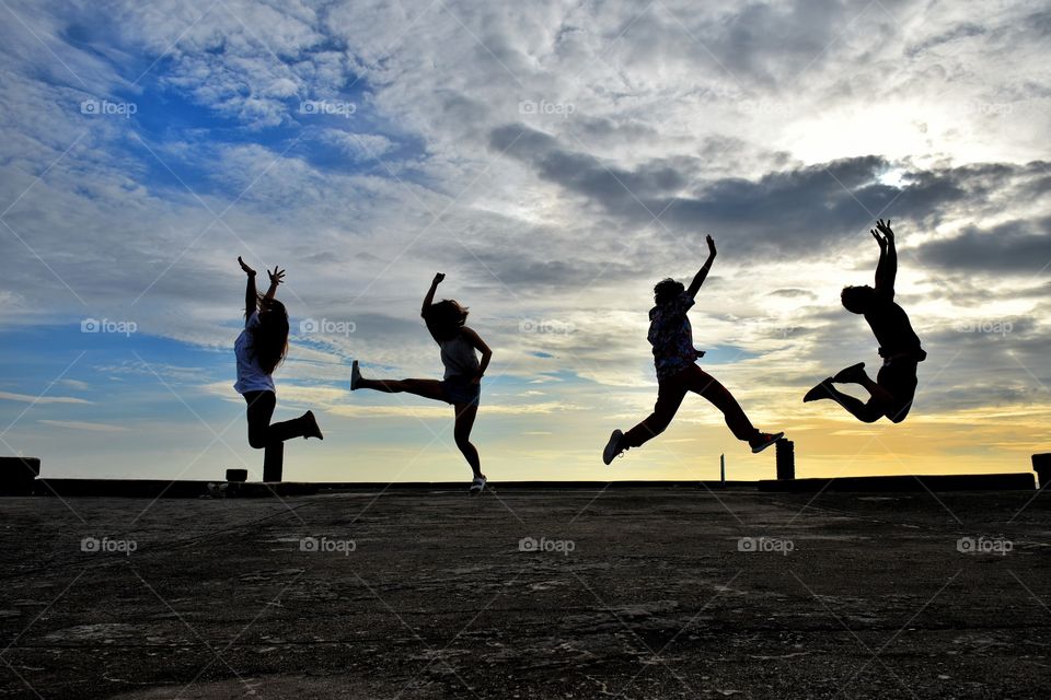 there jumping at the bridge