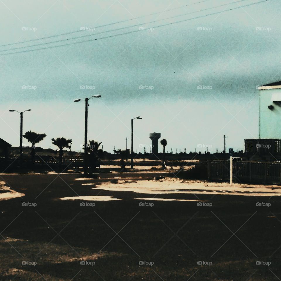 Sandy Beach Parking Lot