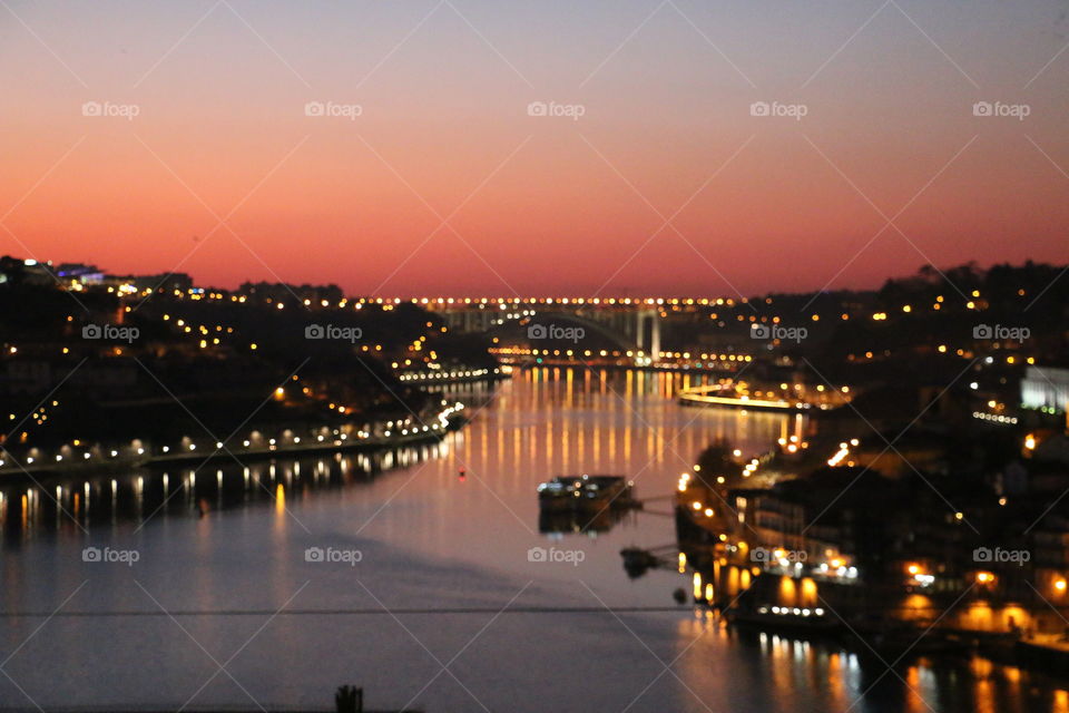 sunset porto